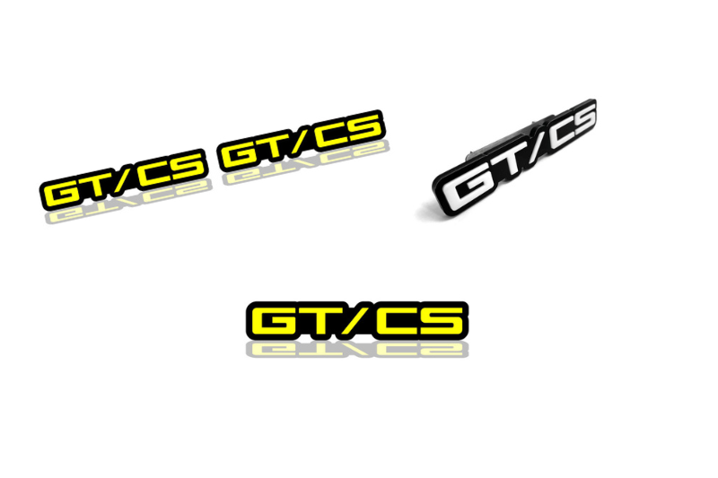 Ford Mustang Emblem & Badges set with GT/CS logo (Type 2)