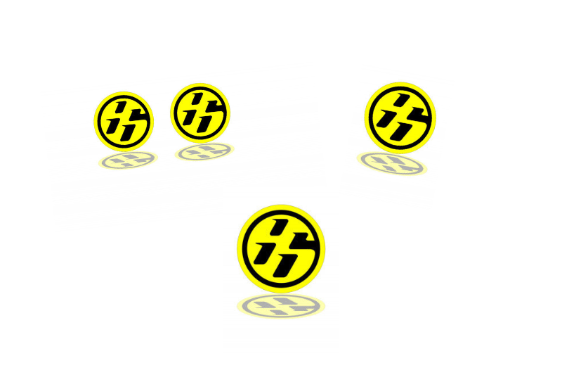 Toyota Emblem & Badges set with GT86 logo (Type 2) Toyota emblems decoinfabric