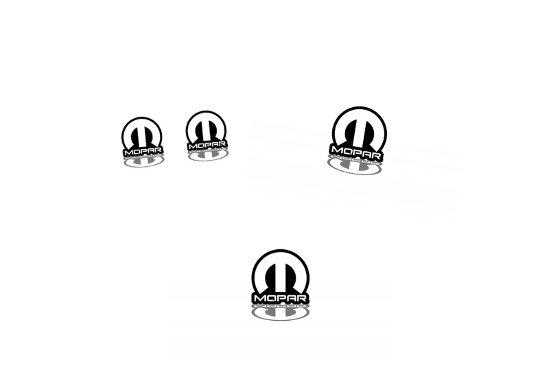 Chrysler Emblem & Badges set with Mopar logo (Type 5)