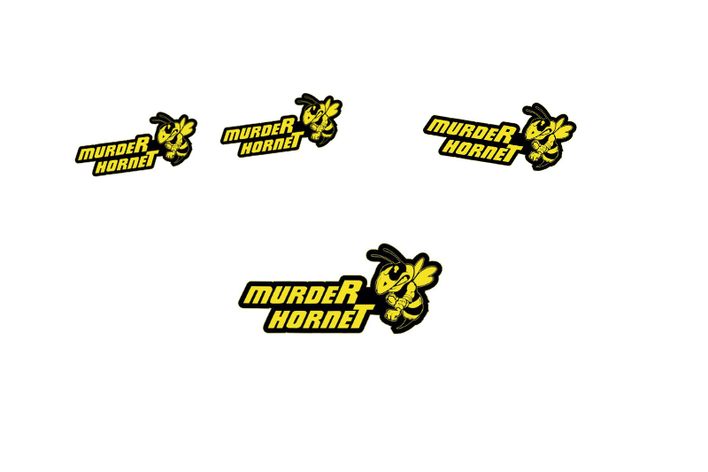 Dodge Emblem & Badges set with murdeR horneT logo (Type 5)