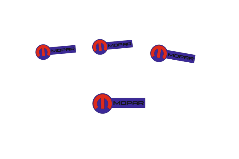 Jeep Emblem & Badges set with Mopar logo (Type 13)