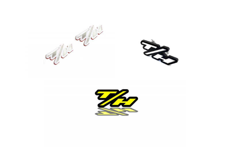 Jeep Emblem & Badges set with T/H logo Jeep emblems decoinfabric