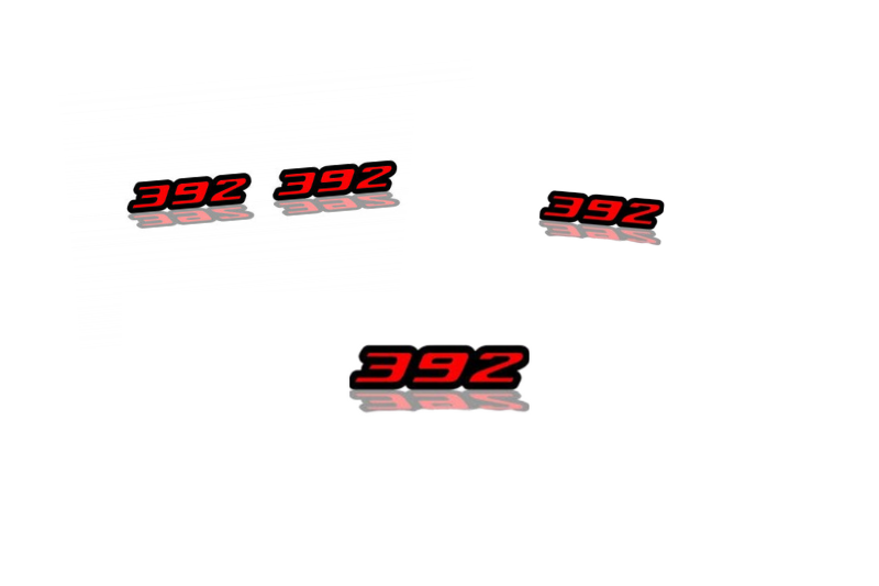 Jeep Emblem & Badges set with 392 logo Jeep emblems decoinfabric