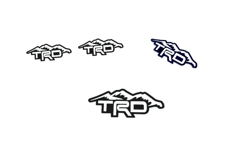 Toyota Emblem & Badges set with TRD logo (Type 5) Toyota emblems decoinfabric