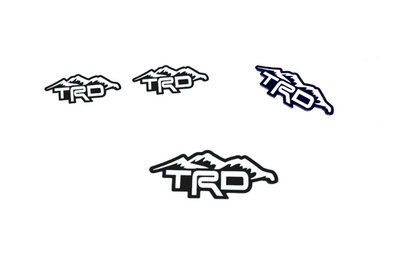 Toyota Emblem & Badges set with TRD logo (Type 5)