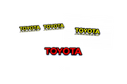 Toyota FJ Cruiser Emblem & Badges set with Toyota logo Toyota emblems decoinfabric