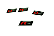 Volkswagen Emblem & Badges set with R-Line logo (Type 5) Volkswagen emblems decoinfabric