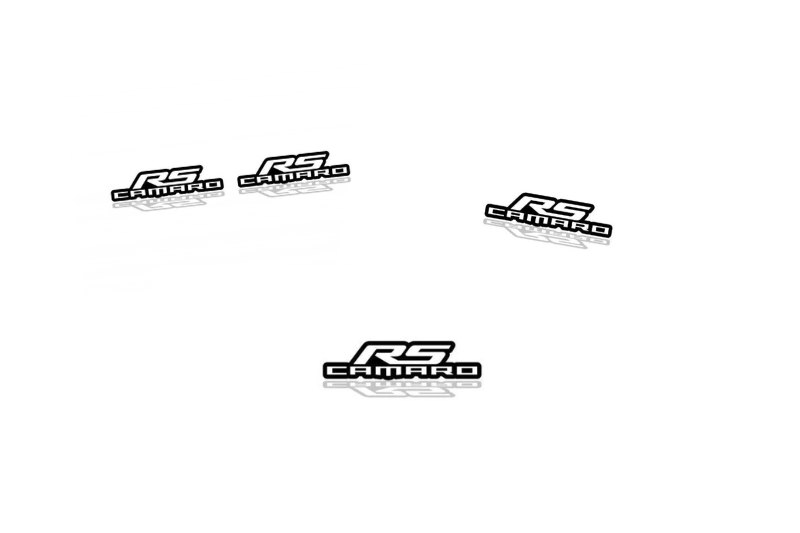 Chevrolet Camaro Emblem & Badges set with RS Camaro logo