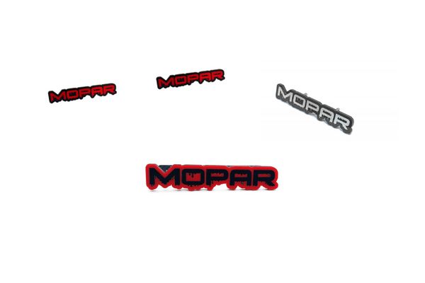 Dodge Emblem & Badges set with Mopar Blood logo