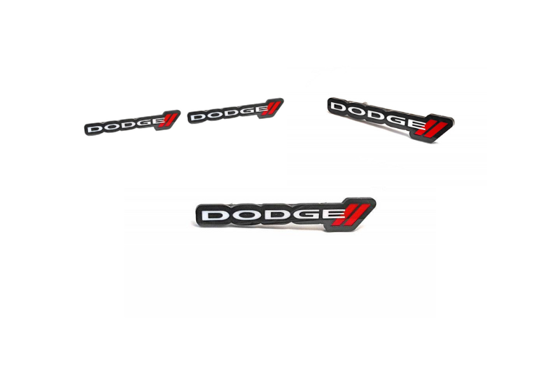 Dodge Emblem & Badges set with Dodge logo Dodge emblems decoinfabric
