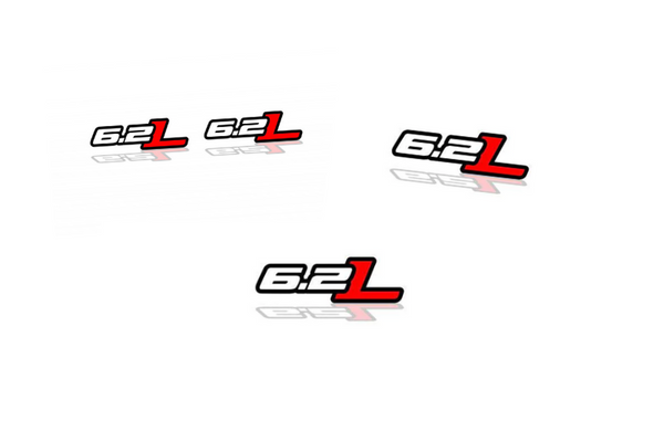 GMC Emblem & Badges set with 6.2L logo