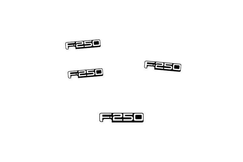 Ford F250 Emblem & Badges set with F250 logo (Type 2)