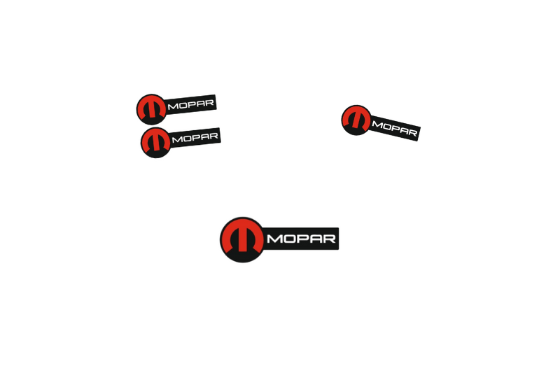 Chrysler Emblem & Badges set with Mopar logo (Type 9)