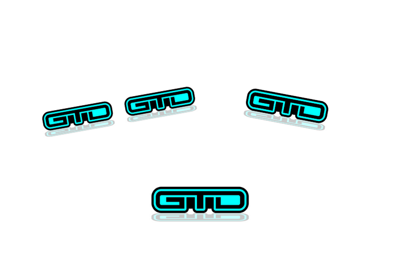 Ford Mustang Emblem & Badges set with GTD logo (Type 2)