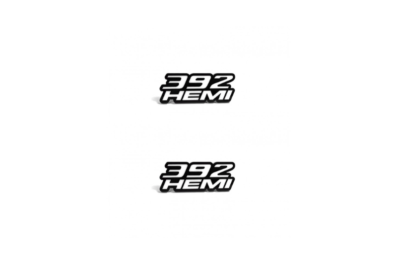 Dodge Emblem & Badge Set - Grille and Tailgate 392Hemi logo (Type 2)