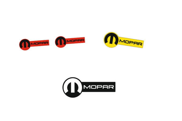 Chrysler Emblem & Badges set with Mopar logo (Type 17)