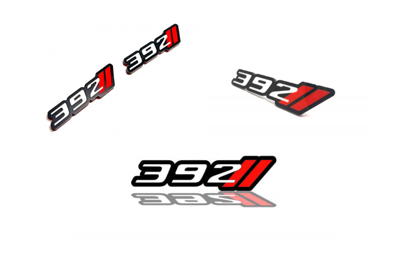 Dodge Emblem & Badges set with 392 + Dodge logo Dodge emblems decoinfabric