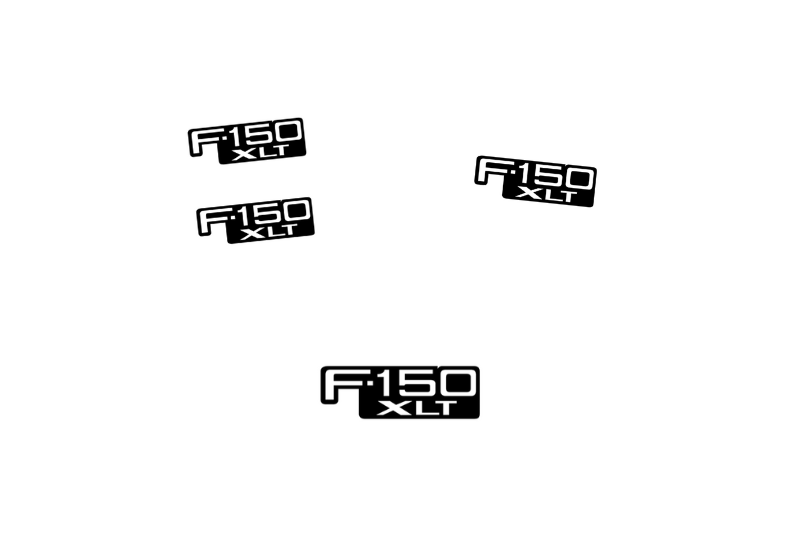 Ford F150 Emblem & Badges set with F150 XTL logo Ford emblems decoinfabric