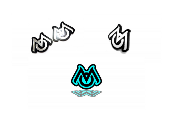 Dodge Emblem & Badges set with Mopar logo (Type 6)