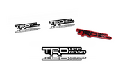 Toyota Emblem & Badges set with TRD offroad logo Toyota emblems decoinfabric
