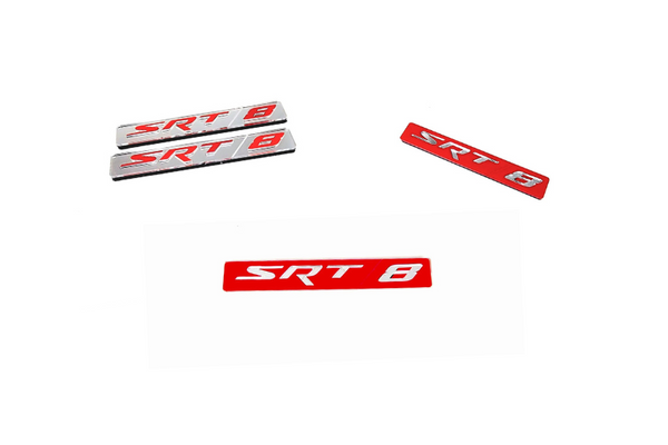 Dodge Emblem & Badges set with SRT8 logo (Type 3)