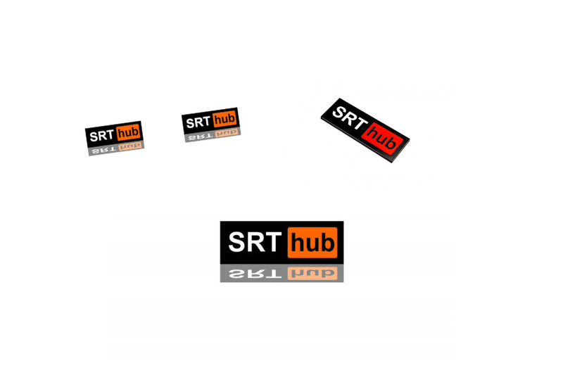 Dodge Emblem & Badges set with SRT hub logo Dodge emblems decoinfabric