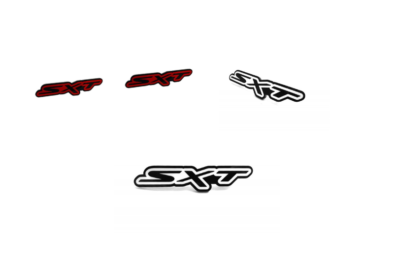 Dodge Emblem & Badges set with SXT logo (Type 2) Dodge emblems decoinfabric
