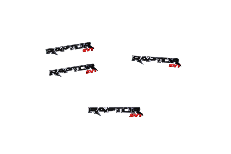 Ford Ranger Emblem & Badges set with Raptor SVT logo... – decoinfabric