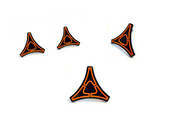 Dodge Emblem & Badges set with Reflective Fratzog logo Dodge emblems decoinfabric