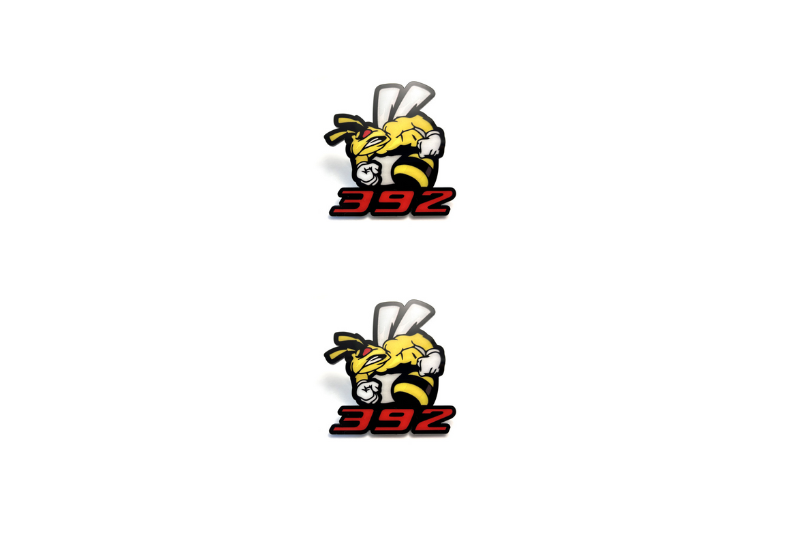Dodge Emblem & Badge Set - Grille and Tailgate Strong Bee + 392 logo Dodge emblems decoinfabric