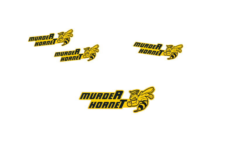 Dodge Emblem & Badges set with murdeR horneT logo Dodge emblems decoinfabric