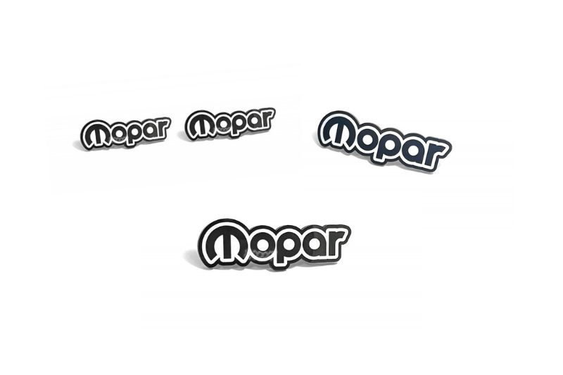 Dodge Emblem & Badges set with Mopar logo (Type 4)