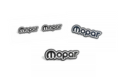 Dodge Emblem & Badges set with Mopar logo (Type 4) Dodge emblems decoinfabric