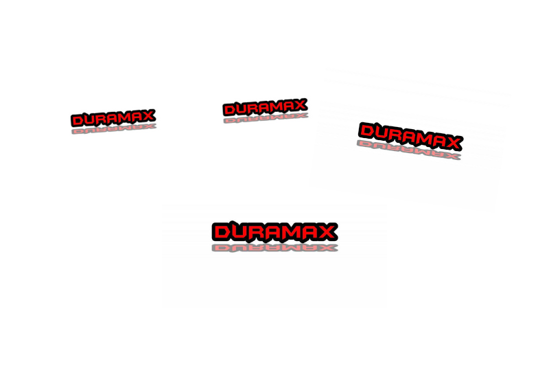 GMC Emblem & Badges set with Duramax logo GMC emblems decoinfabric