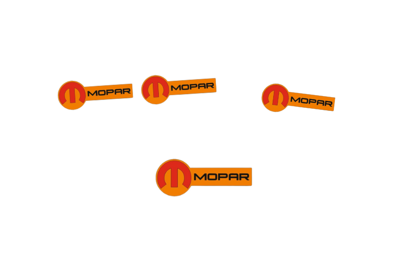 Jeep Emblem & Badges set with Mopar logo (Type 15)