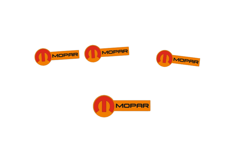 Jeep Emblem & Badges set with Mopar logo (Type 15) Jeep emblems decoinfabric