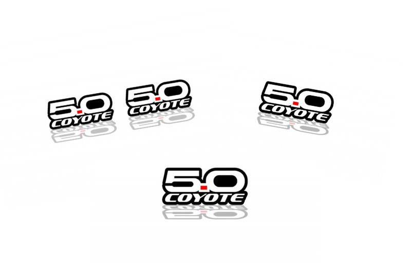 Ford Mustang Emblem & Badges set with 5.0 Coyote logo