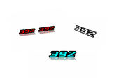 Dodge Emblem & Badges set with 392 logo Dodge emblems decoinfabric