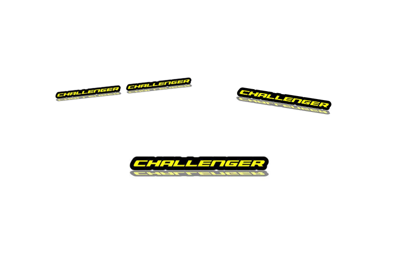 Dodge Emblem & Badges set with Dodge Challenger logo