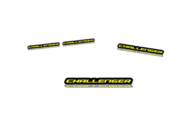 Dodge Emblem & Badges set with Dodge Challenger logo Dodge emblems decoinfabric