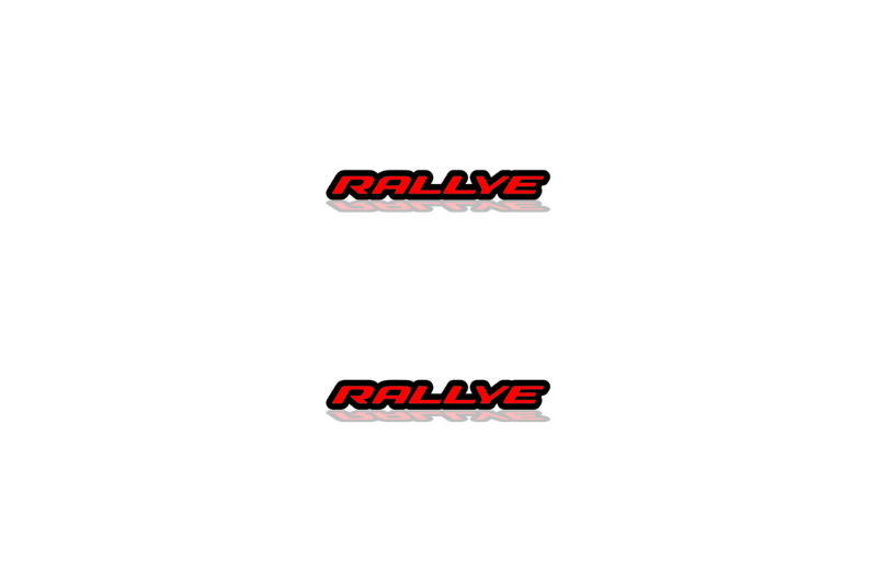 Dodge Emblem & Badge Set - Grille and Tailgate Rallye logo