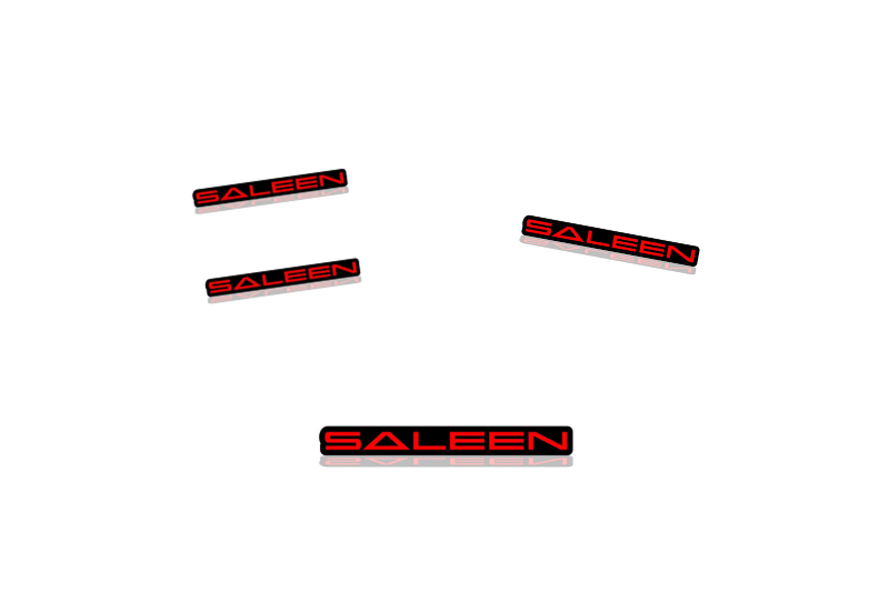 Ford Mustang Emblem & Badges set with Saleen logo Ford emblems decoinfabric