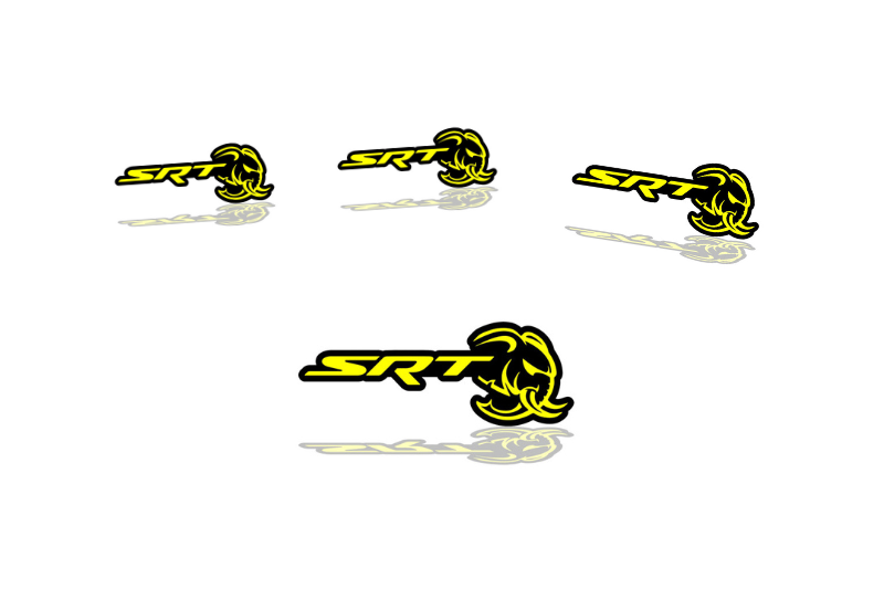 Dodge Emblem & Badges set with SRT Hellephant logo Dodge emblems decoinfabric