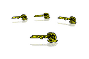 Dodge Emblem & Badges set with SRT Hellephant logo Dodge emblems decoinfabric