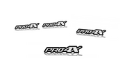 Nissan Emblem & Badges set with PRO4X logo Nissan emblems decoinfabric