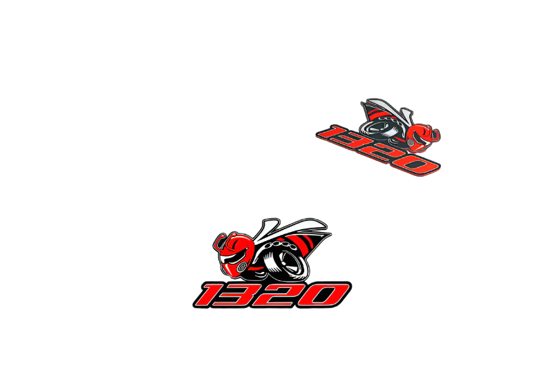 Dodge Emblem & Badges set with 1320 Scat Pack logo (Type 4) Dodge emblems decoinfabric