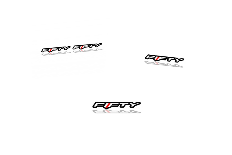 Chevrolet Camaro Emblem & Badges set with Fifty logo Chevrolet emblems decoinfabric