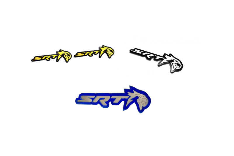 Jeep Emblem & Badges set with SRT Trackhawk logo Jeep emblems decoinfabric