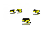 Volkswagen Emblem & Badges set with R-Line logo (Type 3) Volkswagen emblems decoinfabric