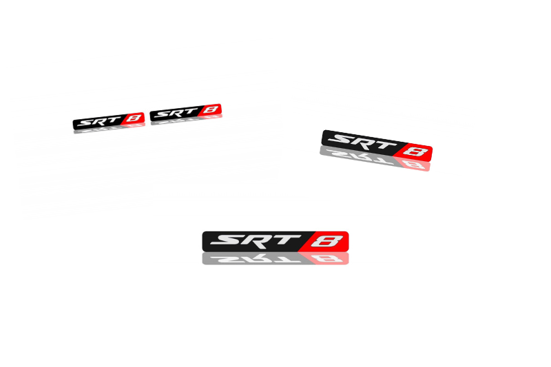 Chrysler Emblem & Badges set with SRT8 logo Chrysler emblems decoinfabric